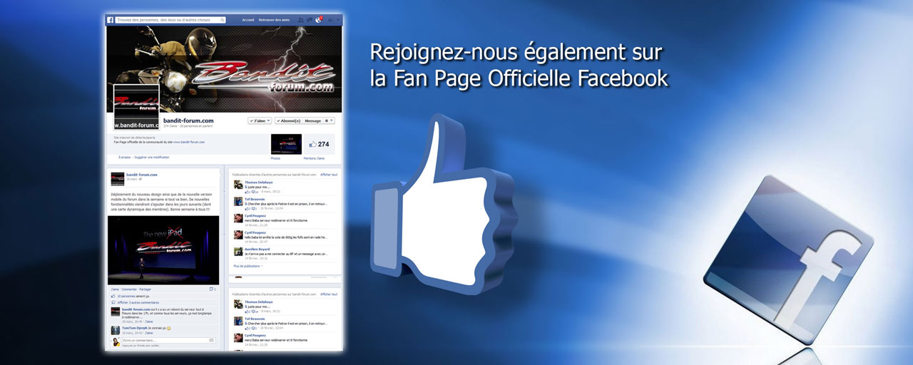 Fan Page Facebook : <a href='http://www.facebook.com/pages/bandit-forumcom/146110015457993'>cliquez-ici</a>